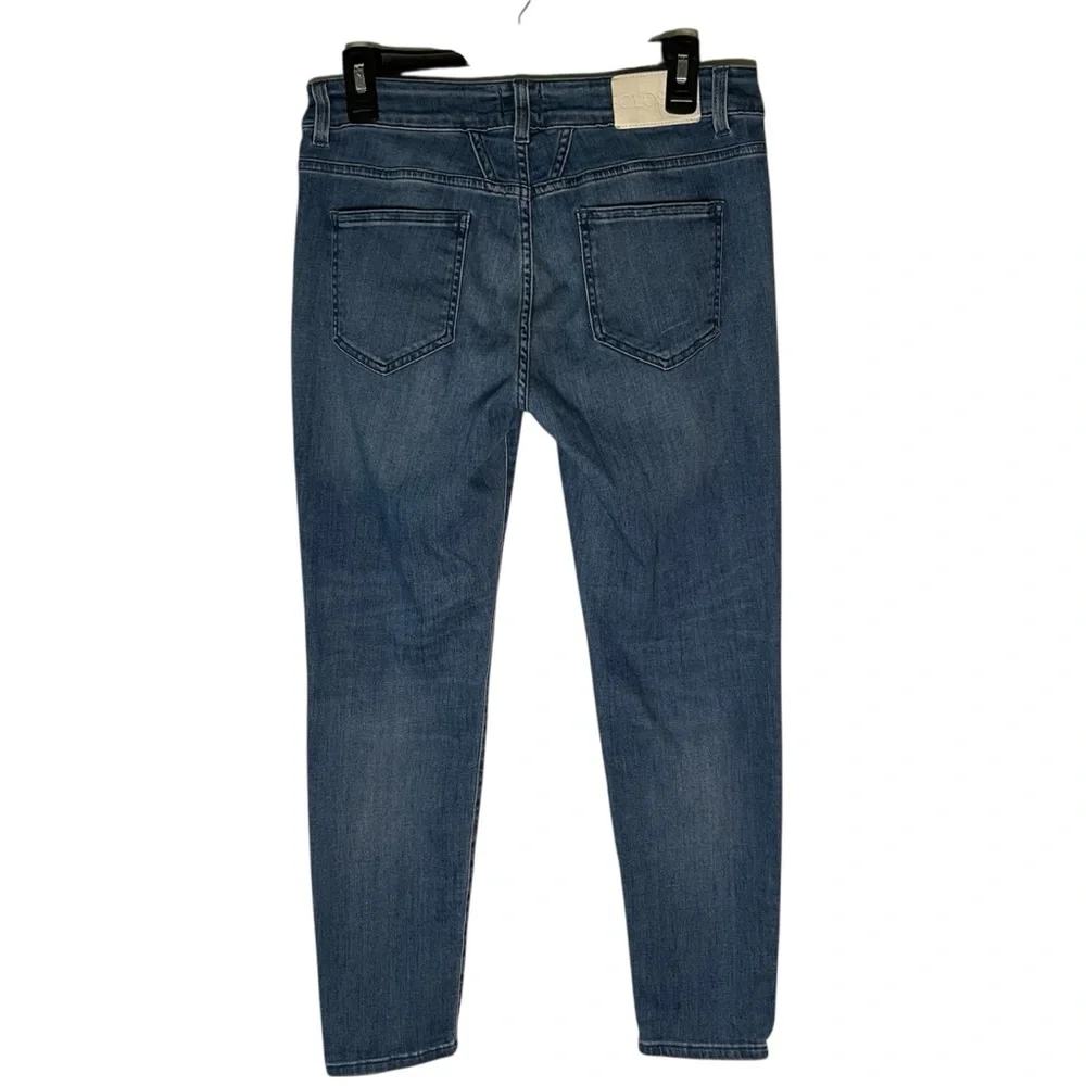 Closed Baker Slim Straight Jeans 29 Candiani Italian Denim Mid Wash Blue - Picture 9 of 16